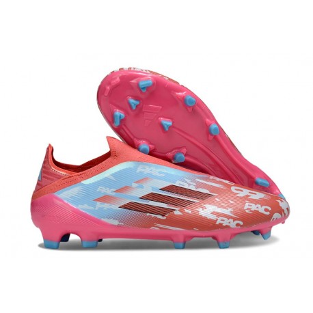 Adidas F50 Elite Laceless FG Rojo Azul