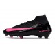 Zapatillas Nike Mercurial Superfly X Elite FG Negro Rosa