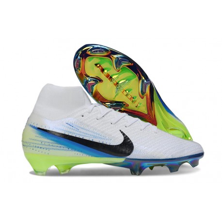 Zapatillas Nike Mercurial Superfly X Elite FG Blanco Azul Negro