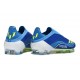 Adidas F50 Elite Laceless FG X MESSI Azul Royal Amarillo Solar Semi Azul Burst