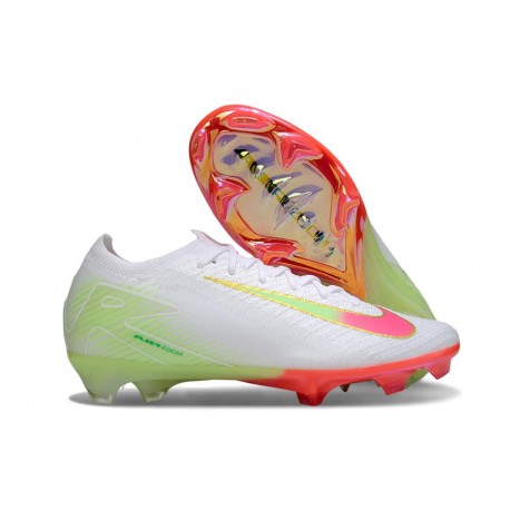Botas de Futbol Nike Mercurial Vapor XVI Elite FG Blanco Rojo Verde