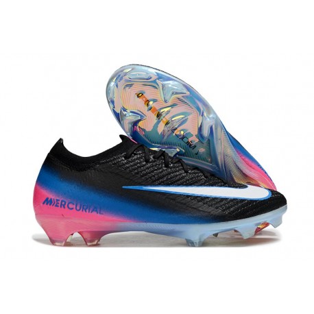 Zapatillas Nike Mercurial Vapor 16 Elite FG Negro Blanco Azul Rosa
