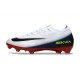 Zapatillas Nike Mercurial Vapor 16 Elite FG Blanco Negro Rojo
