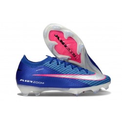 Nike Bota Zoom Mercurial Vapor XVI Elite FG Azul Rosa Plateado