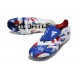 adidas Predator Elite Foldover Tongue FG Blanco Azul Rojo