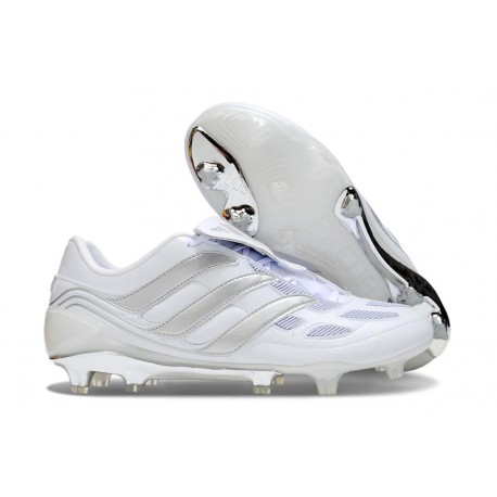 adidas Predator Elite Foldover Tongue FG Blanco Plateado