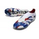 adidas Predator 25 Elite Laceless FG Blanco Azul Rojo