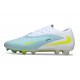 Bota de Futbol Nike Phantom 6 Low Elite FG Azul Blanco Amarillo