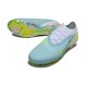 Bota de Futbol Nike Phantom 6 Low Elite FG Azul Blanco Amarillo