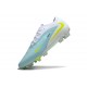 Bota de Futbol Nike Phantom 6 Low Elite FG Azul Blanco Amarillo