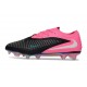 Bota de Futbol Nike Phantom 6 Low Elite FG Negro Rosa