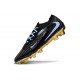 Bota de Futbol Nike Phantom 6 Low Elite FG Negro Dorado