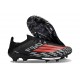 Zapatilla Adidas F50 + Elite FG Negro Rojo