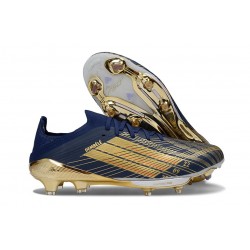 Zapatilla Adidas F50 + Elite FG Negro Dorado