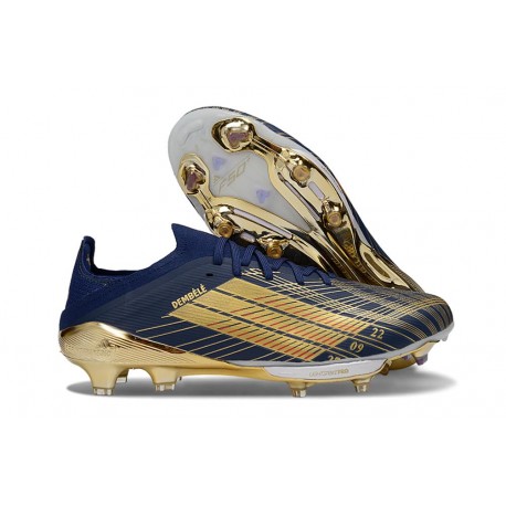 Zapatilla Adidas F50 + Elite FG Negro Dorado