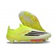 Bota Adidas F50 + Sin Cordones FG Amarillo Negro