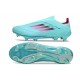 Bota Adidas F50 + Sin Cordones FG Azul