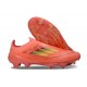 Bota Adidas F50 + Sin Cordones FG Rojo