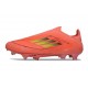 Bota Adidas F50 + Sin Cordones FG Rojo