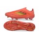 Bota Adidas F50 + Sin Cordones FG Rojo