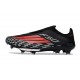 Bota Adidas F50 + Sin Cordones FG Negro Rojo