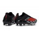 Bota Adidas F50 + Sin Cordones FG Negro Rojo