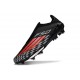Bota Adidas F50 + Sin Cordones FG Negro Rojo
