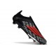 Bota Adidas F50 + Sin Cordones FG Negro Rojo