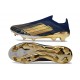 Bota Adidas F50 + Sin Cordones FG Negro Dorado