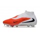 Bota De Fútbol Nike Phantom 6 High Elite Fg Rojo Blanco Negro