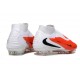 Bota De Fútbol Nike Phantom 6 High Elite Fg Rojo Blanco Negro