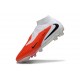 Bota De Fútbol Nike Phantom 6 High Elite Fg Rojo Blanco Negro