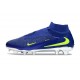 Bota De Fútbol Nike Phantom 6 High Elite Fg Azul Volt
