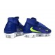 Bota De Fútbol Nike Phantom 6 High Elite Fg Azul Volt
