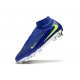 Bota De Fútbol Nike Phantom 6 High Elite Fg Azul Volt