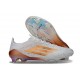Adidas Bota F50 Elite FG Blanco Dorado