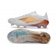 Adidas Bota F50 Elite FG Blanco Dorado