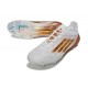 Adidas Bota F50 Elite FG Blanco Dorado