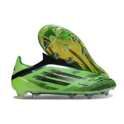 Adidas F50 Elite Laceless FG Verde Negro