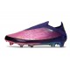 Adidas F50 Elite Laceless FG Lamine Yamal Unity Morado Ftwr Blanco Limón Lúcido 
