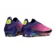 Adidas F50 Elite Laceless FG Lamine Yamal Unity Morado Ftwr Blanco Limón Lúcido 