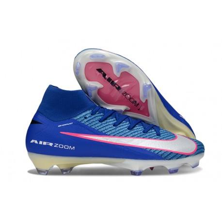 Zapatillas Nike Mercurial Superfly X Elite FG Azul Blanco