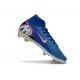 Zapatillas Nike Mercurial Superfly X Elite FG Azul Blanco
