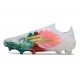 Adidas Bota F50 Elite FG Blanco Rojo Verde