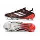 Adidas Bota F50 Elite FG Leopardo Plateado Rojo