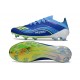 Adidas Bota F50 Elite FG X Messi Azul Royal Amarillo Solar Semi Azul Burst