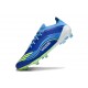 Adidas Bota F50 Elite FG X Messi Azul Royal Amarillo Solar Semi Azul Burst