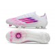 Adidas Bota F50 Elite FG Ftwr Blanco Rosa Lúcido Ftwr Blanco