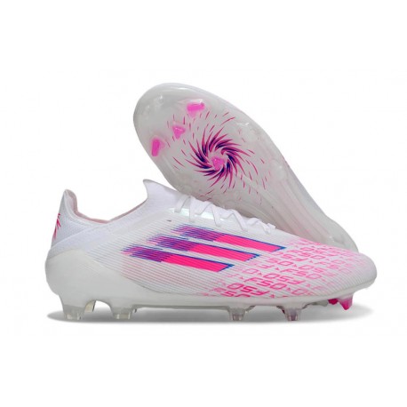 Adidas Bota F50 Elite FG Ftwr Blanco Rosa Lúcido Ftwr Blanco