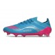Adidas Bota F50 Elite FG Flash Agua Rosa Lúcido Lucid Cyan